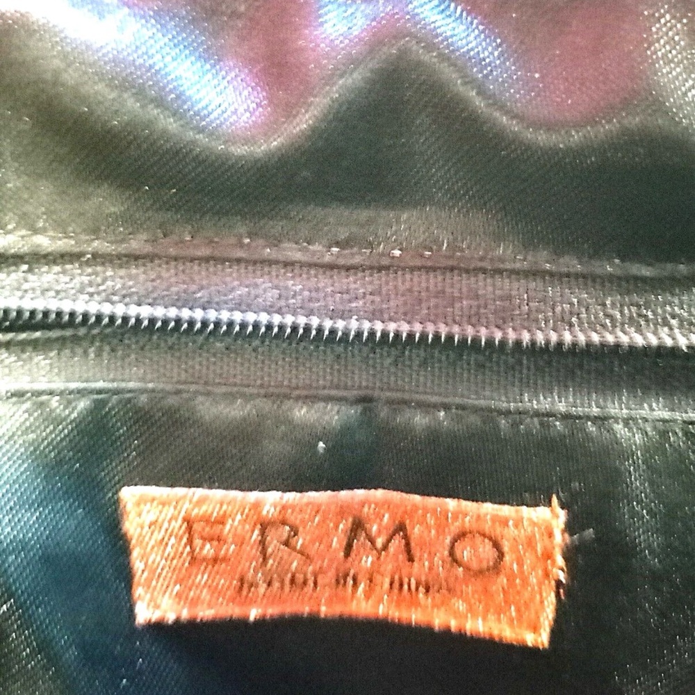 Vintage Ermo Collection Glass Seed Beaded Bag Print Purse Handbag NWT - Picture 4 of 4